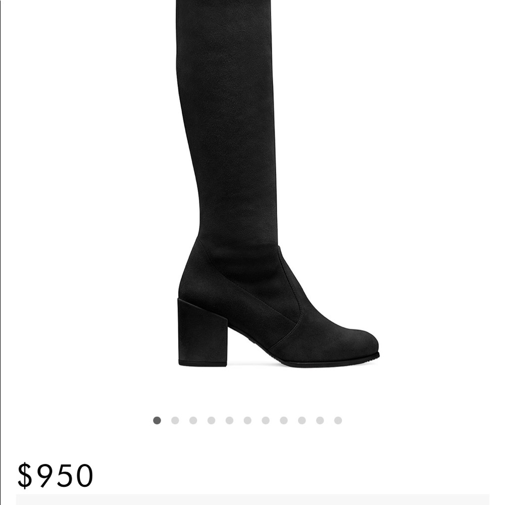 Stuart Weitzman - Tieland Black Suede Boots